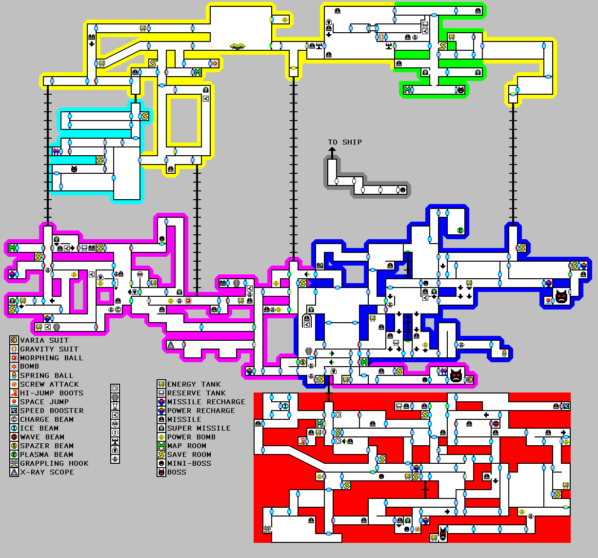 full super metroid map